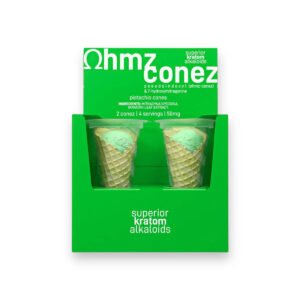 OHMZ Conez Pseudo 7-hydroxymitragynine Pistachio Cones 25mg Box